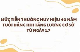 Tiền 40 Năm Tuổi Đảng